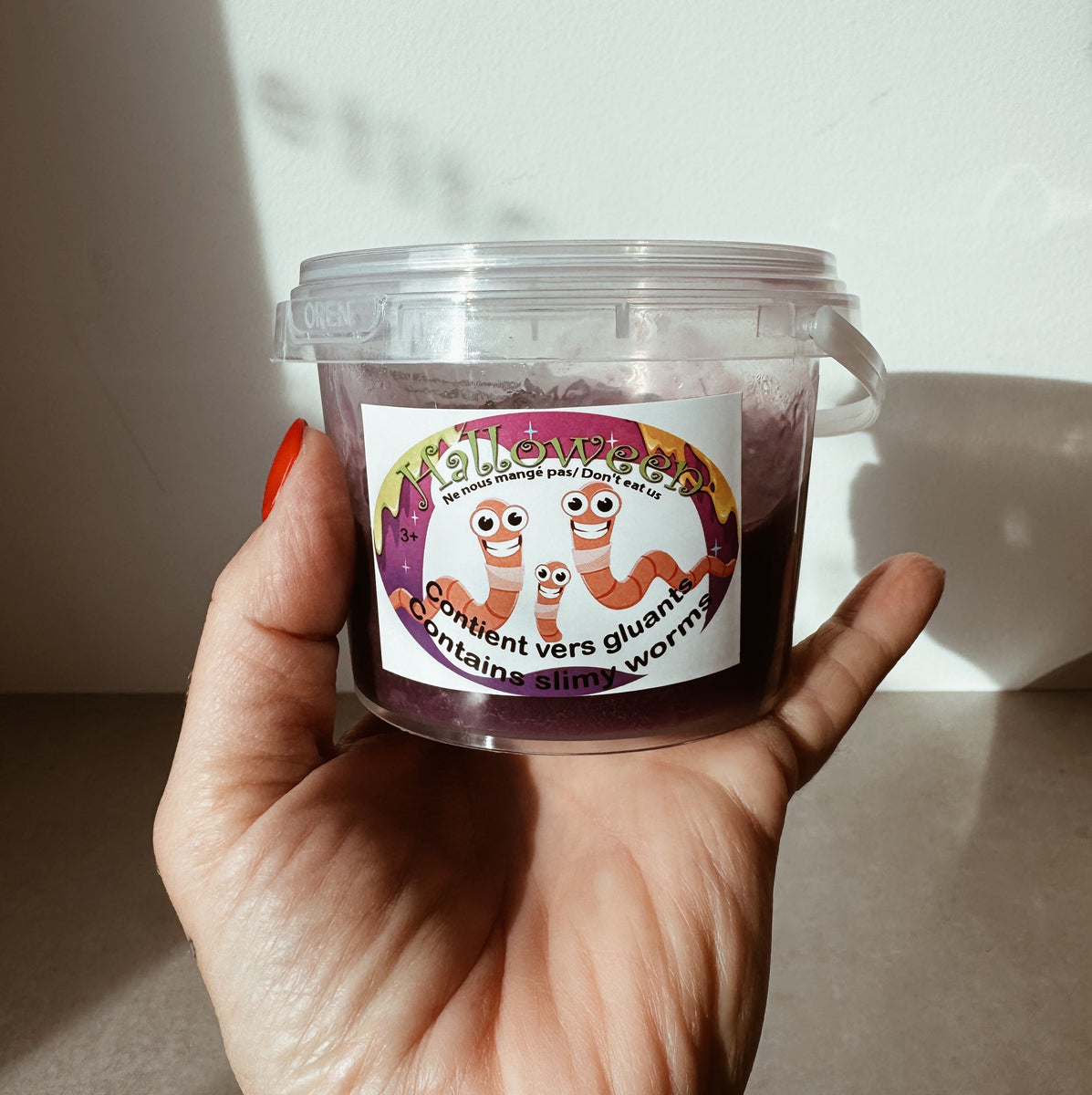 Gom-Mee - Slime Nettoyante pour le Corps - Rhume d'Araignée + Vers Glu ...